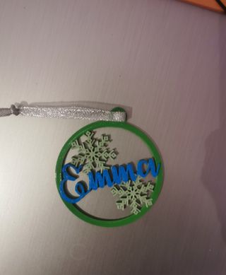 Bola de navidad con nombre