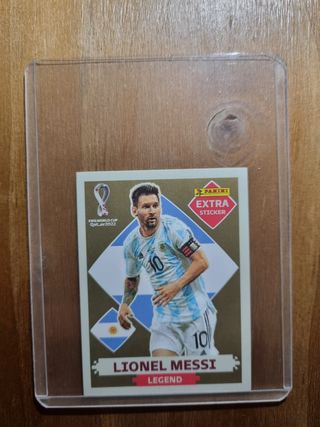 Lionel Messi Legend Gold Extra Stiker Qatar 2022