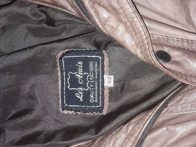  CAMPERA DE CUERO ARGENTINA REBAJADA