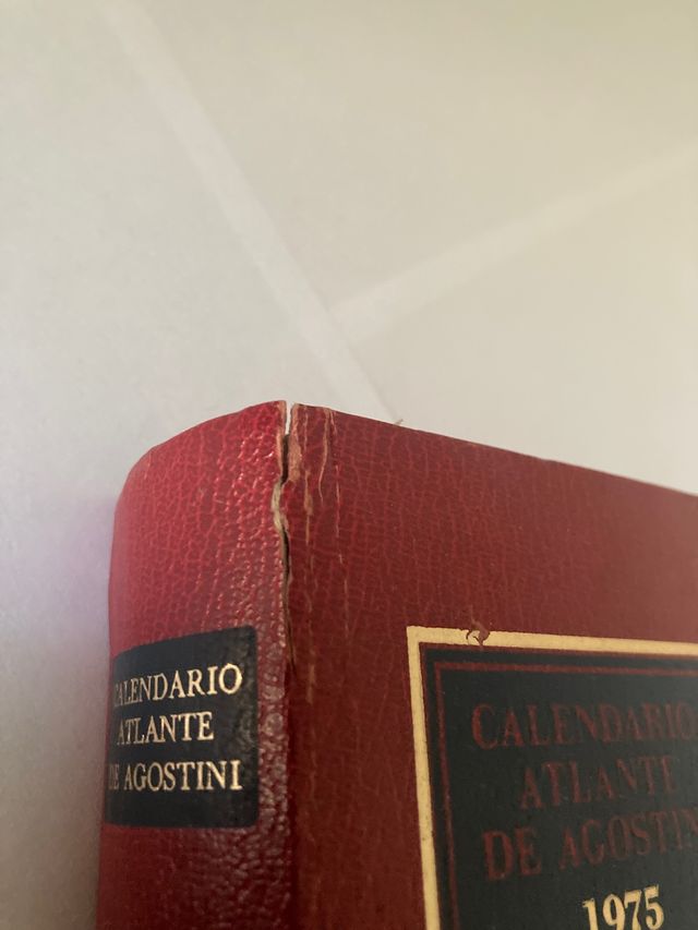 Calendario atlante de agostini 1975
