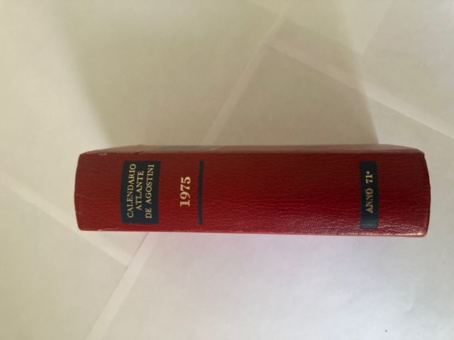 Calendario atlante de agostini 1975