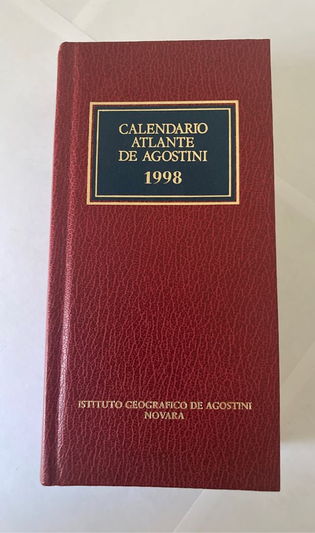 Calendario Atlante DeAgostini 1998