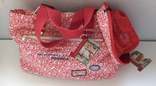 Bolso + gorro. Conjunto sport mujer. Reebok. Nuevo