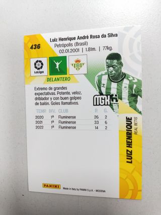 LUIZ HENRIQUE FICHAJE #436 REAL BETIS 2022-23 