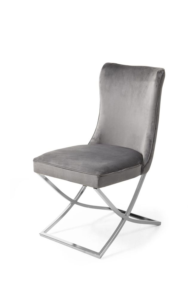 Silla Luxe Velvet Gris