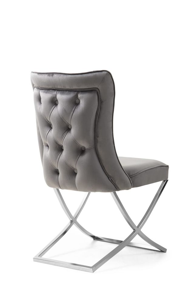 Silla Luxe Velvet Gris