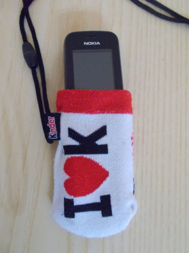 Portacellulare da collo "I Love Kinder"