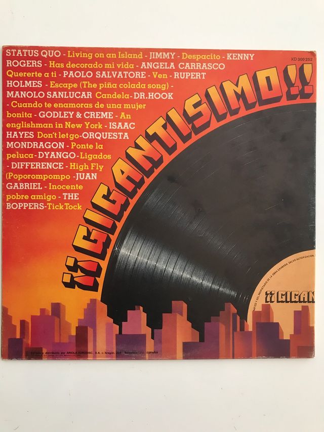 ¡¡Gigantisimo!! contiene 2 lps