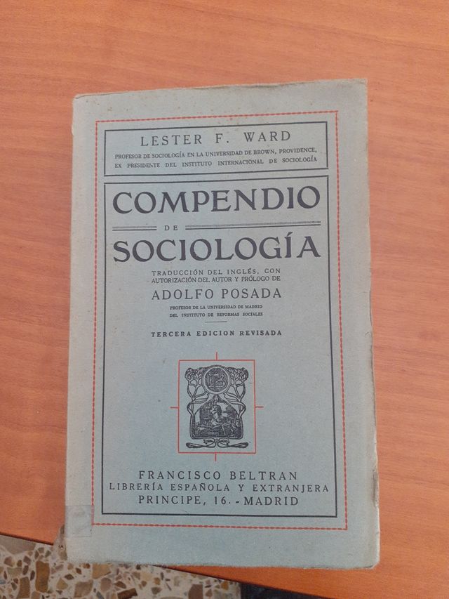 Compendio de sociología, Lester Ward