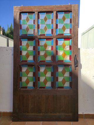 Conjunto vidriera emplomada