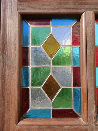 Conjunto vidriera emplomada