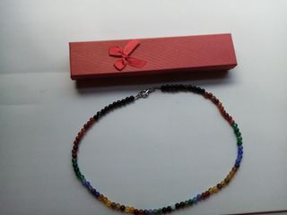 collar cuentas 6 mm de cuentas de los chakras 