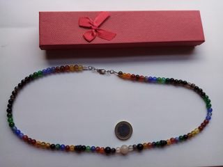 collar cuentas 6 mm de cuentas de los chakras 