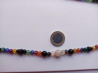 collar cuentas 6 mm de cuentas de los chakras 