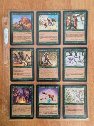 234 cartas diferentes de Magic Espejismo