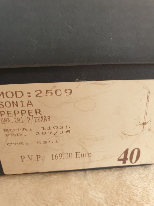 Botas - Pedro Miralles - 40€