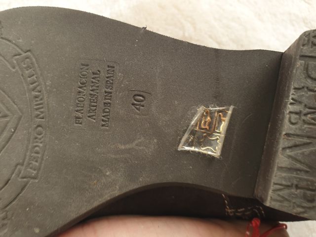 Botas - Pedro Miralles - 40€