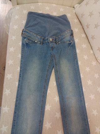 vaqueto pitillo premama talla 34