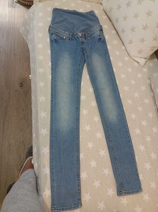 vaqueto pitillo premama talla 34