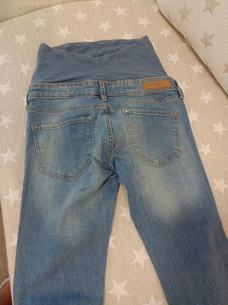 vaqueto pitillo premama talla 34
