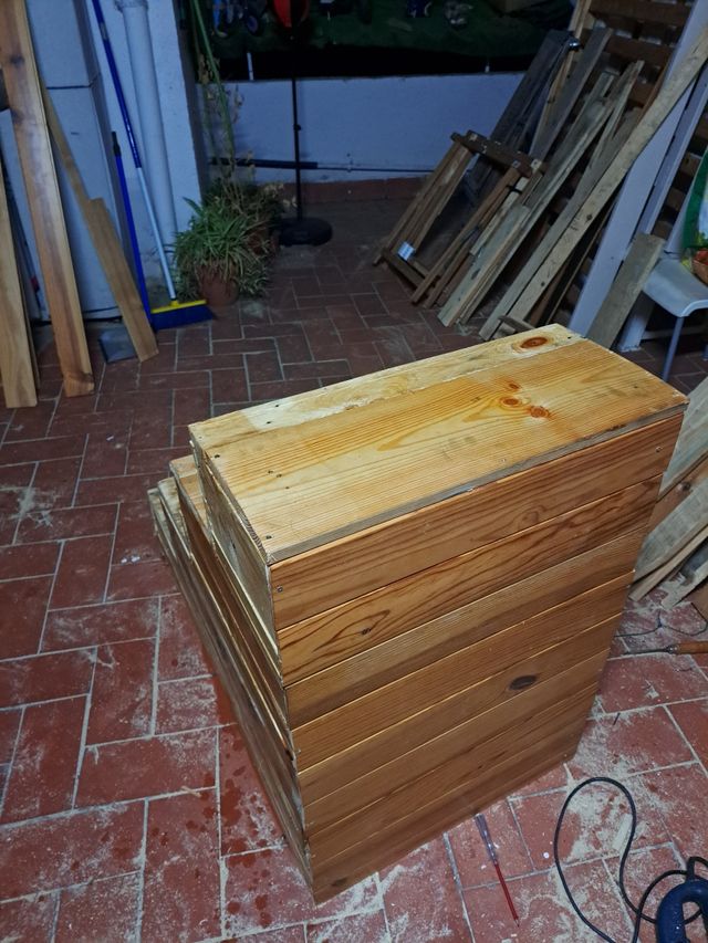 jardineras  de madera echas a medida