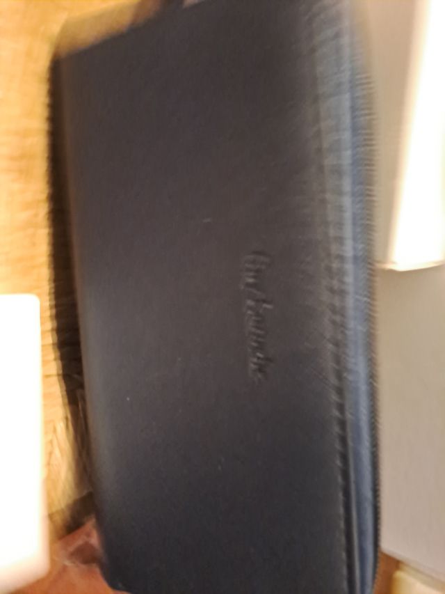 portafoglio donna con cerniera blu