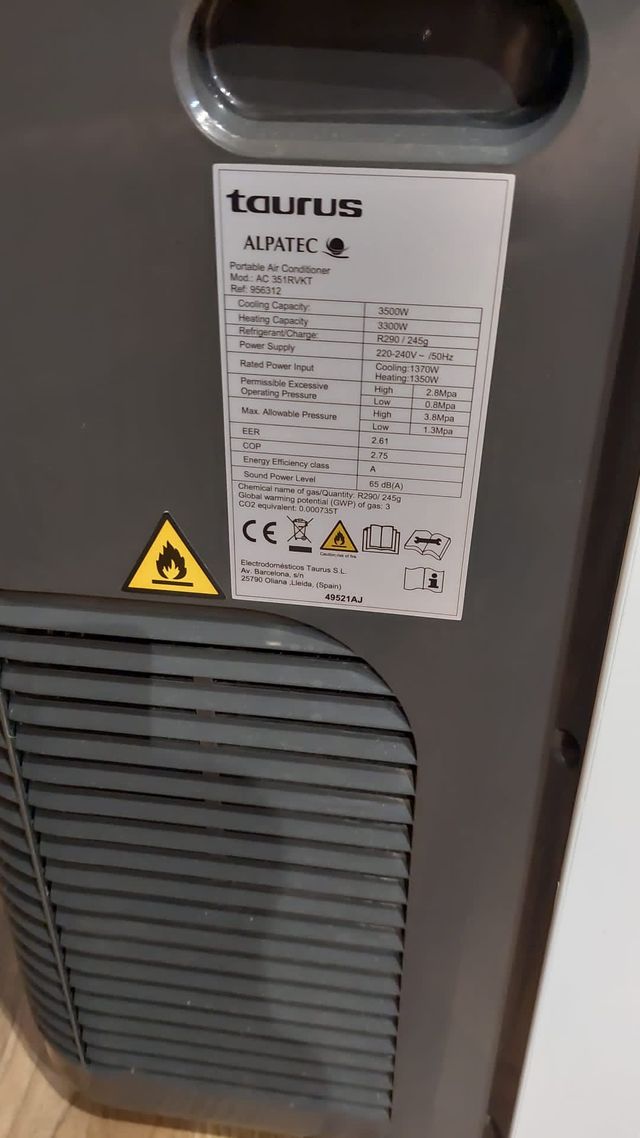 Aire acondicionado portátil