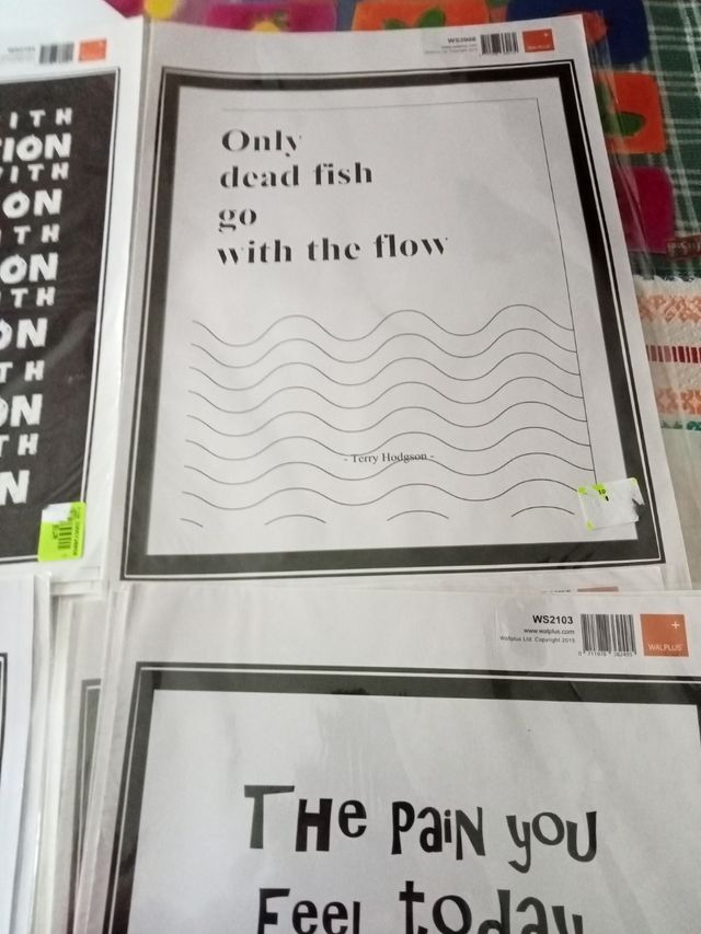 Carteles motivadores autoadhesivo