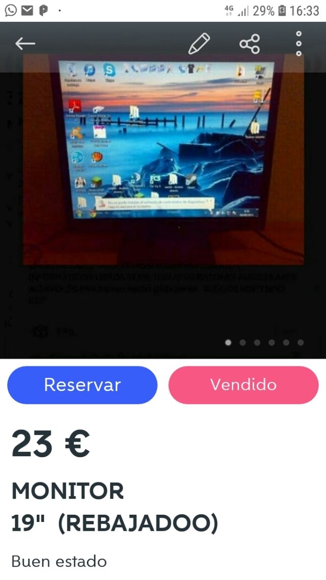 MONITOR 19" REBAJADO