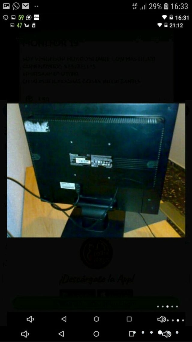 MONITOR 19" REBAJADO