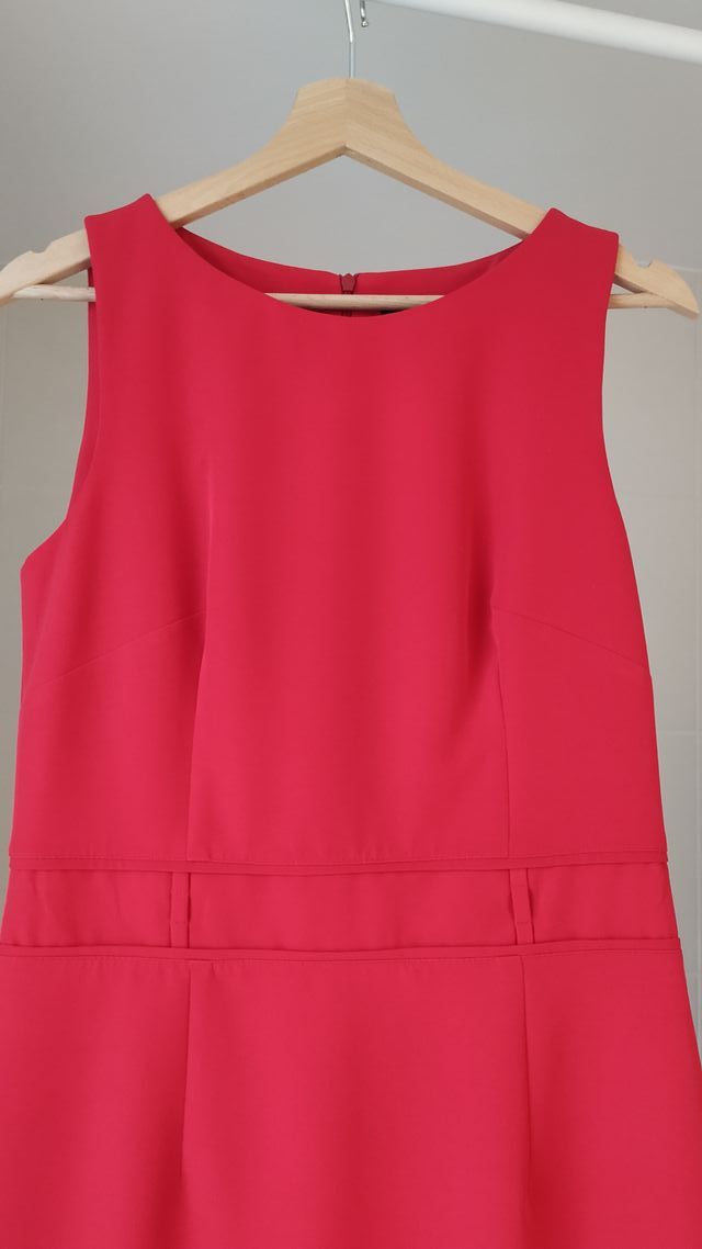 Vestido Roberto Verino Talla S / 38 Rojo