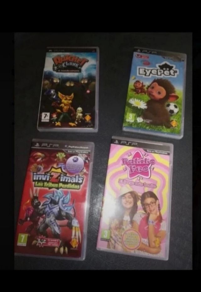 juegos psp con cámara de regalo