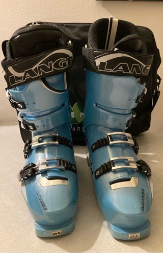 Scarponi Tecnici Azzurri Lange + Custodia