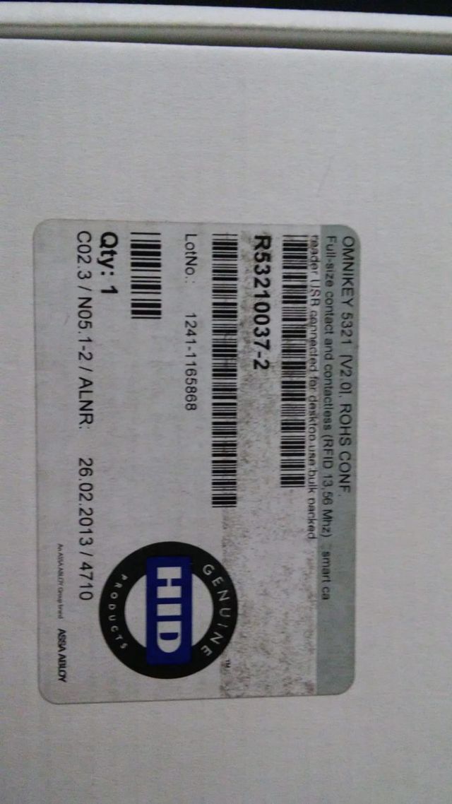 LECTOR/GRABADOR TARJETAS  MIFARE  125Khz,...