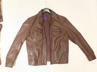 Chaqueta Zara de cuero 