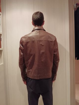 Chaqueta Zara de cuero 