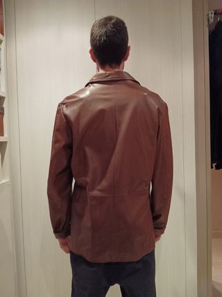 Chaqueta de cuero Zara