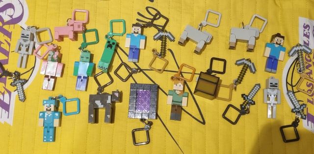 Llaveros collecionables MINECRAFT Precio Unidad