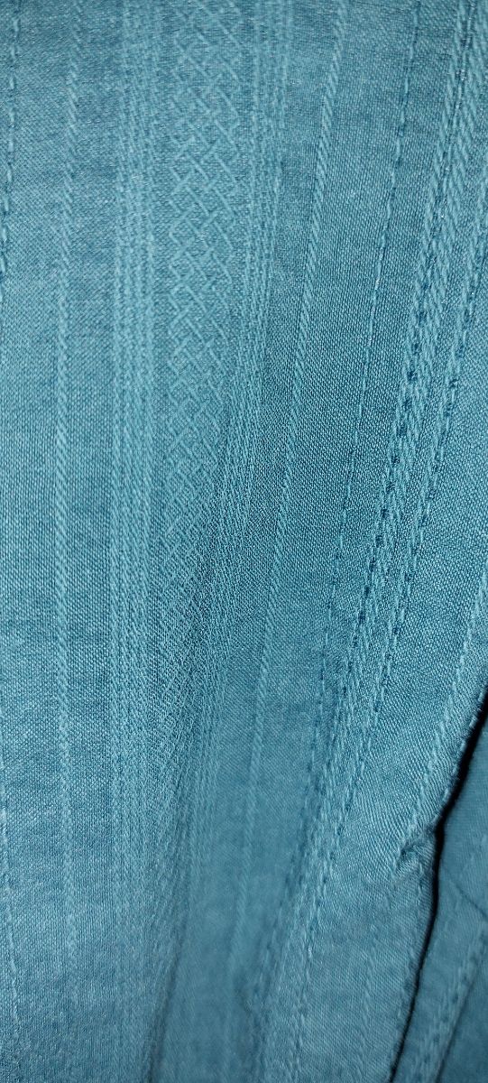 Vestido camisero turquesa HM