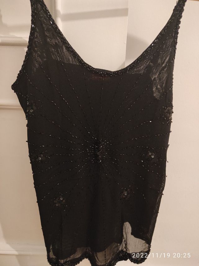 camiseta brillos,doble camiseta.Ideal fiesta.