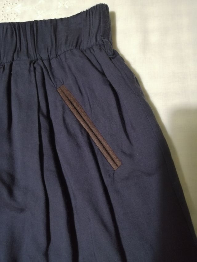 conjunto de cinco saias 4€ e uma bolsa de oferta 