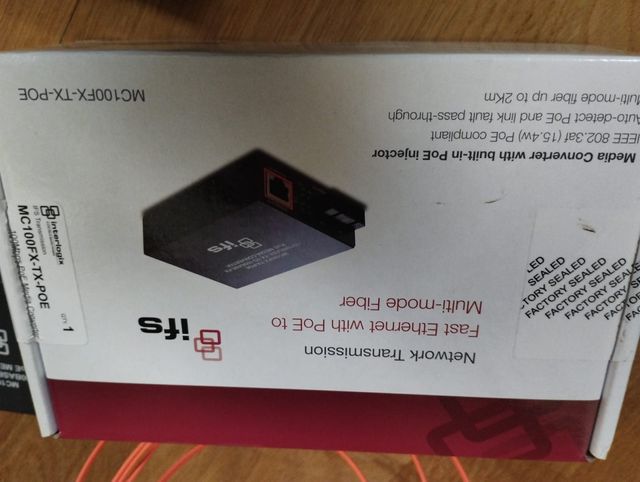 CONVERTIDOR FIBRA OPTICA A UTP