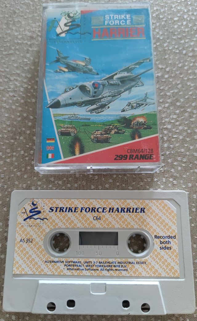 Commodore C64 Strike Force Harrier