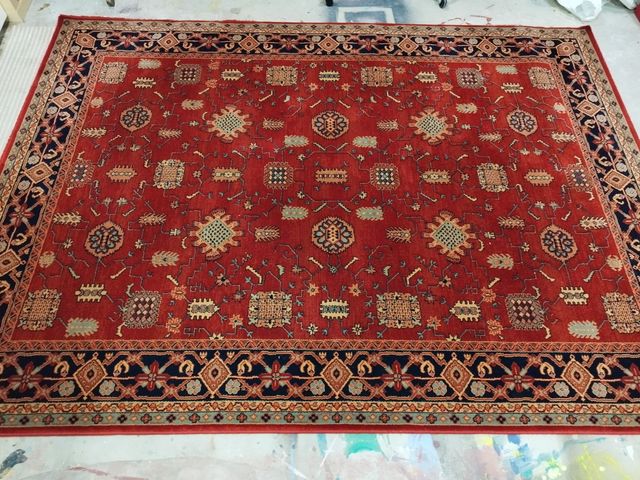 Alfombra de lana pura virgen