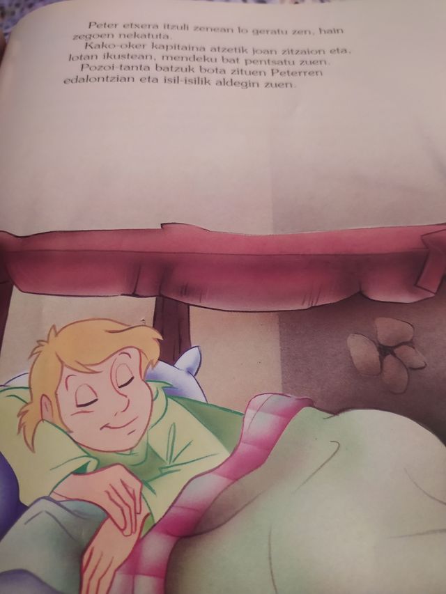  Liburu"Peter Pan"Euskera .