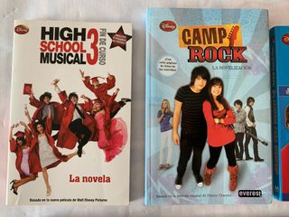 Libros Disney High School Musical, Wall E, Bolt