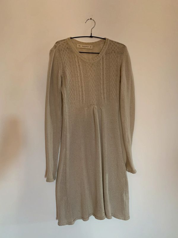 Vestito misto lana e angora Zara Tg M