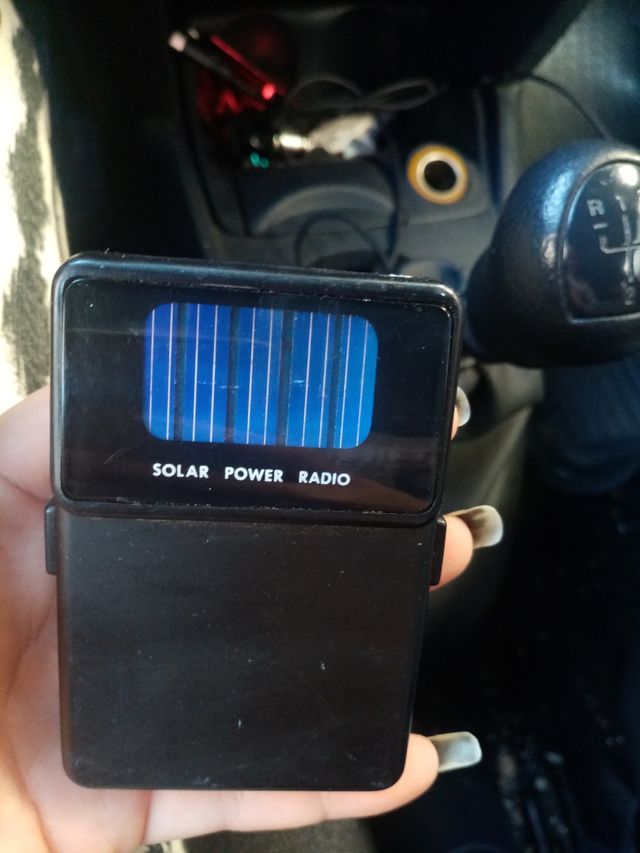 radio solar, carga rápido