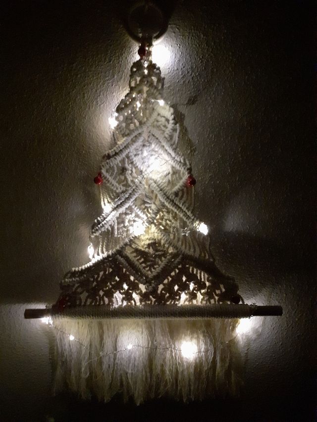 Árbol Navidad macramé