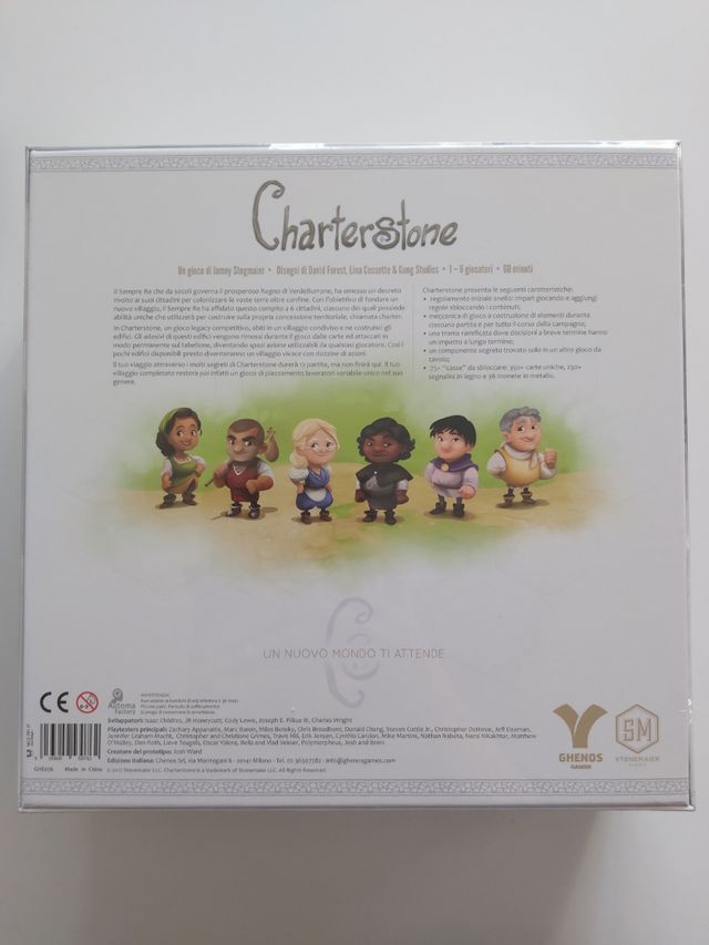 Charterstone. Gioco da tavolo.